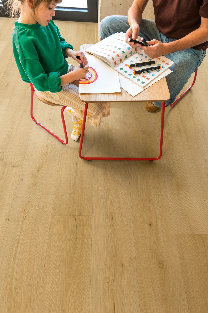 LVT flooring Quick-Step Bloom Brushed Oak Honey – 16