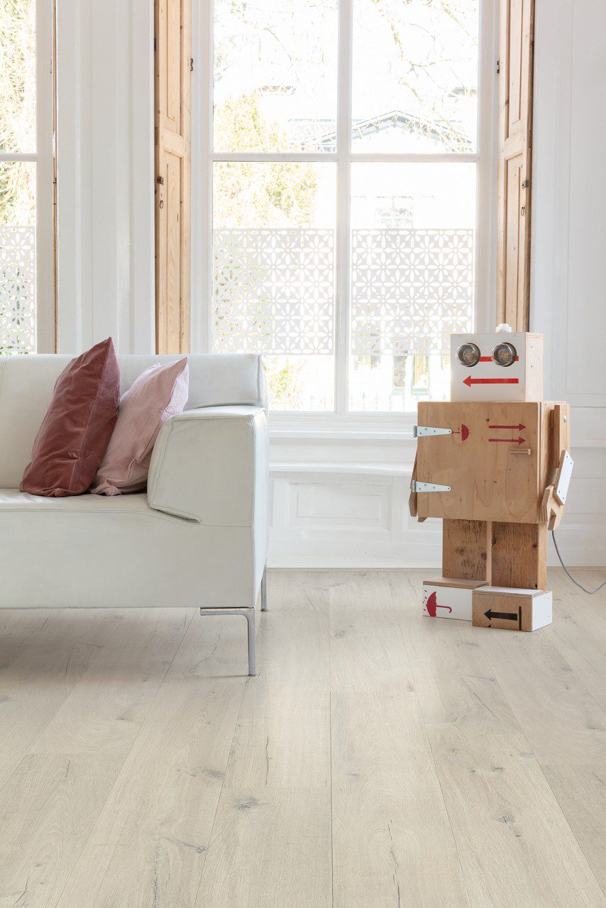 Vinyl flooring Quick-Step Bloom Cotton Oak White Blush – 3