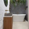 Vinyl floor tiles Quick-Step Illume Oyster concrete – view 12 Vinyl floor tiles Quick-Step Illume Oyster concrete – 12
