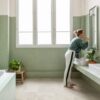 Vinyl floor tiles Quick-Step Illume Oyster concrete – view 13 Vinyl floor tiles Quick-Step Illume Oyster concrete – 13