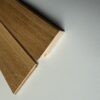 Skirting board veneered oak matt lacquer profile 15x60mm – view 2 Skirting board veneered oak matt lacquer profile 15x60mm – 2