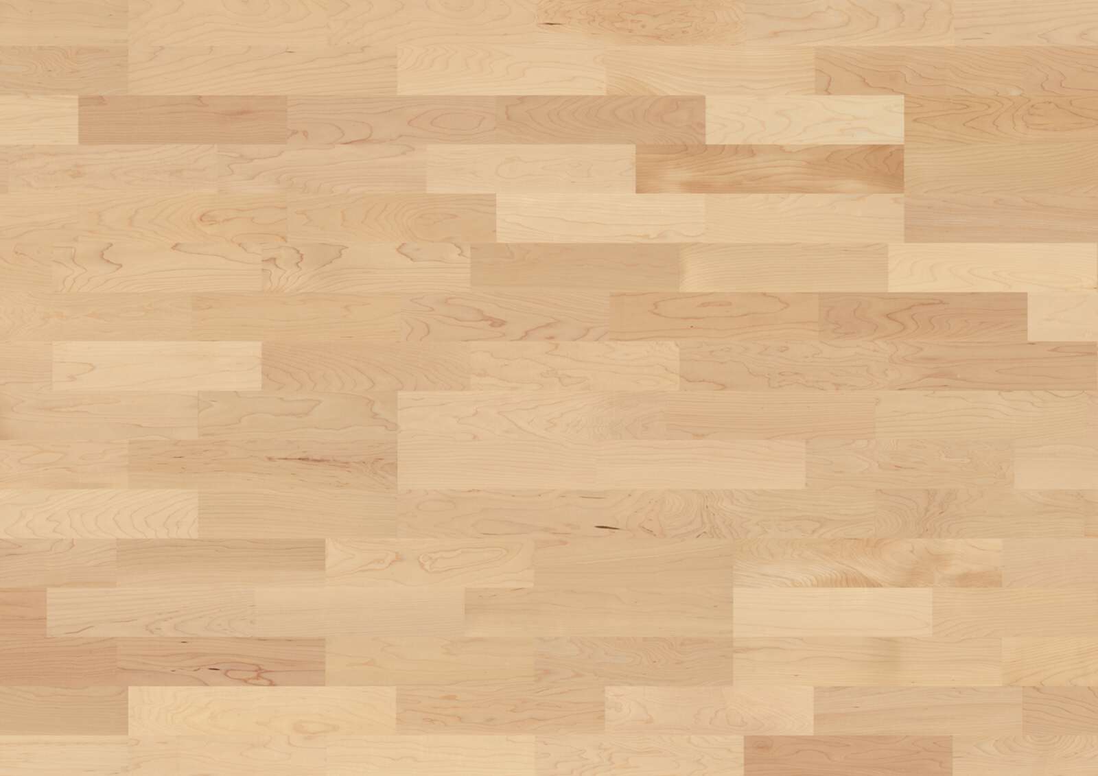 3-Strip Parquet Flooring Bauwerk Triopark Canadian Maple 15 matt lacquered