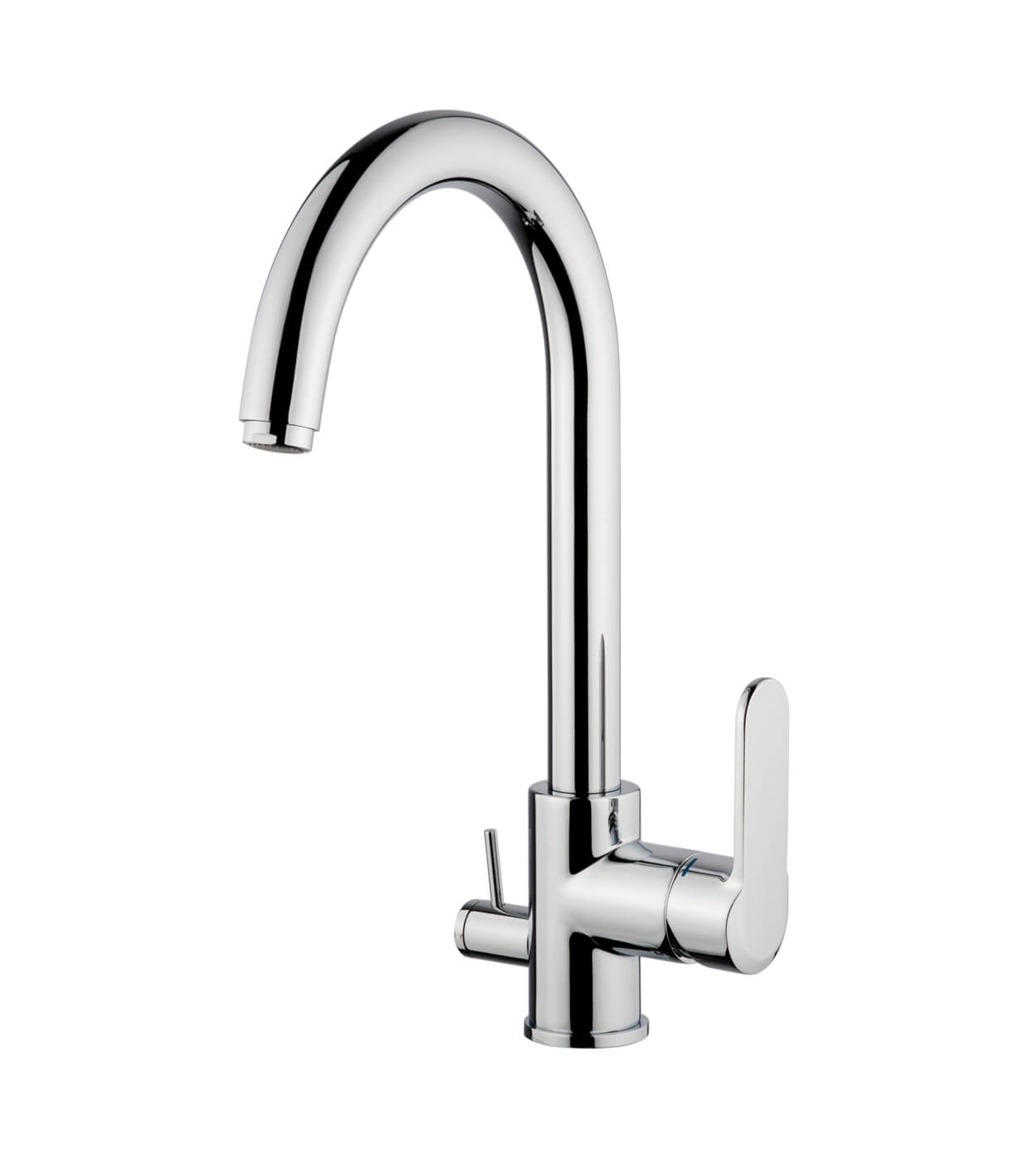 3-way kitchen mixer Emmevi Nefer 77040ES for drinking water filter