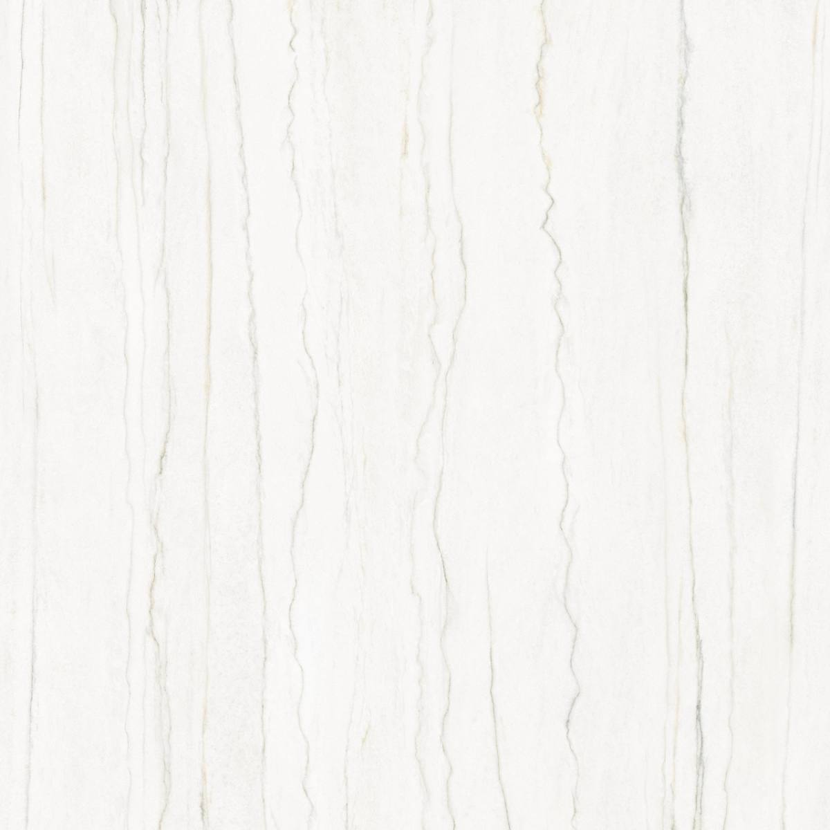 Marble effect porcelain tiles ABK Sensi Nuance White Macaubas, 120x120 cm, 8.5 mm, polished 3D textured (lux 3D)