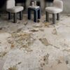 Marble effect porcelain tiles ABK Sensi Nuance Patagonia Wow, 60x120 cm, 8.5 mm, natural matt, slip-resistant R10 – 4