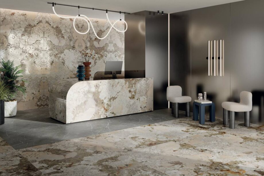 Marble effect porcelain tiles ABK Sensi Nuance Patagonia Wow, 60x120 cm, 8.5 mm, natural matt, slip-resistant R10 – 5