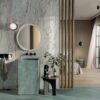 Marble effect porcelain tiles ABK Sensi Nuance Quarzite Fusion, 60x120 cm, 8.5 mm, natural matt, slip-resistant R10 – 5