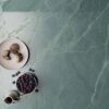Marble effect large porcelain slab ABK Sensi Nuance Sea Green, 120x280 cm, 6 mm, soft satin – 3