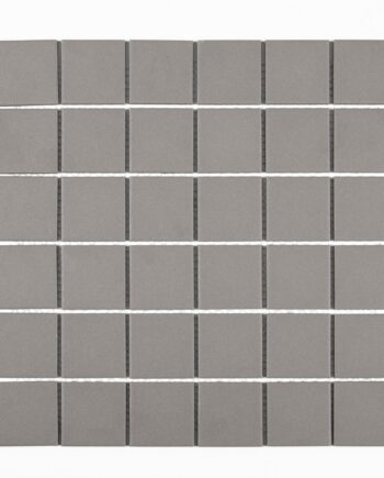Anti-slip ceramic mosaic Dover Grey 5x5, 30x30 cm, 6 mm, grey