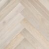 Ash Herringbone Flooring Esta Elegant Frost Ivory Pores 700 mm extra matt lacquered – close-up Ash Herringbone Flooring Esta Elegant Frost Ivory Pores 700 mm extra matt lacquered – 2