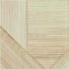 Triibulise 3D reljeefiga keraamiline seinaplaat Dune Stripes Mix Bamboo, 25x25 cm, 10 mm, bambus