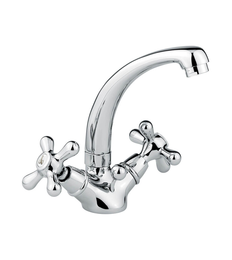 Basin mixer Emmevi Decò Classic 12913 with pop-up waste, chrome Basin mixer Emmevi Decò Classic 12913 with pop-up waste