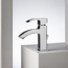 Basin mixer Emmevi Niagara 74003 with pop-up waste – view 2 Basin mixer Emmevi Niagara 74003 with pop-up waste – 2