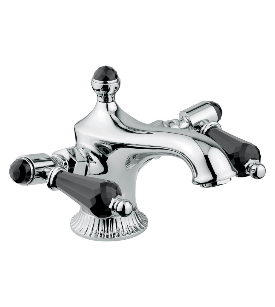 Basin mixer Emmevi The One Atena 98003 with pop-up waste, chrome, with black crystal Basin mixer Emmevi The One Atena 98003 with pop-up waste – 3