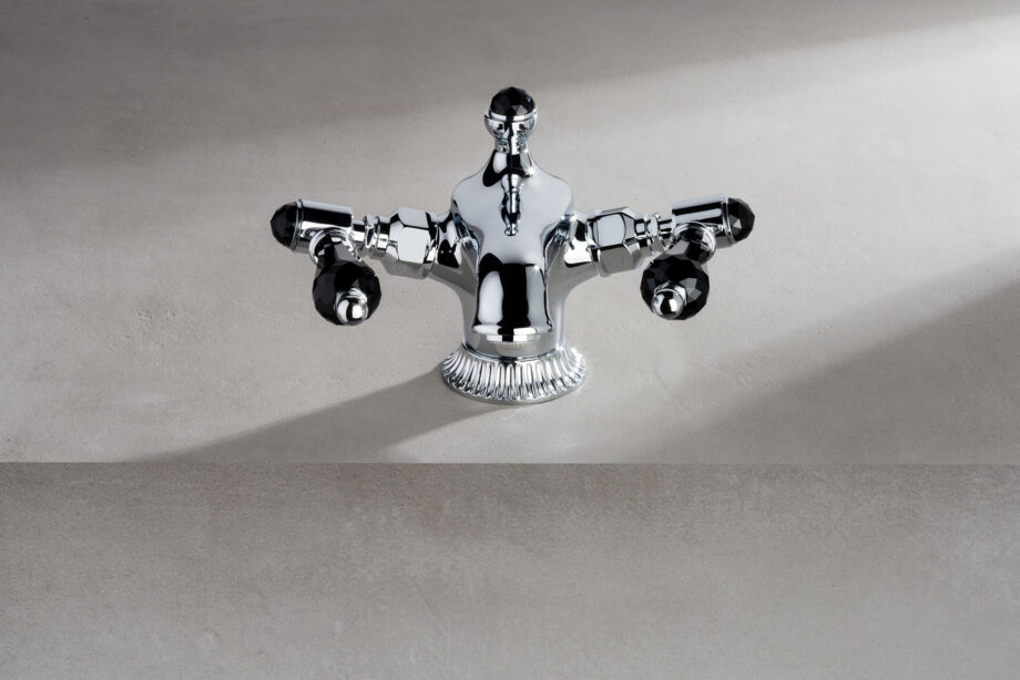 Basin mixer Emmevi The One Atena 98003 with pop-up waste, chrome, with black crystal Basin mixer Emmevi The One Atena 98003 with pop-up waste – 4