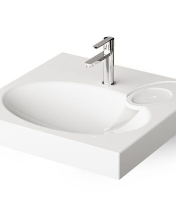 Basin over Washing Machine PAA CLARO 60x60 cm, Cast Stone