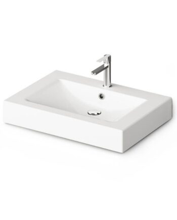 Basin with Vanity Top PAA LONG STEP 70, 70x49 cm, Cast Stone