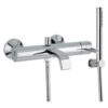 Bath mixer Emmevi Minù 83001, chrome, holed lever, mixer + shower set Bath mixer Emmevi Minù 83001 – 4