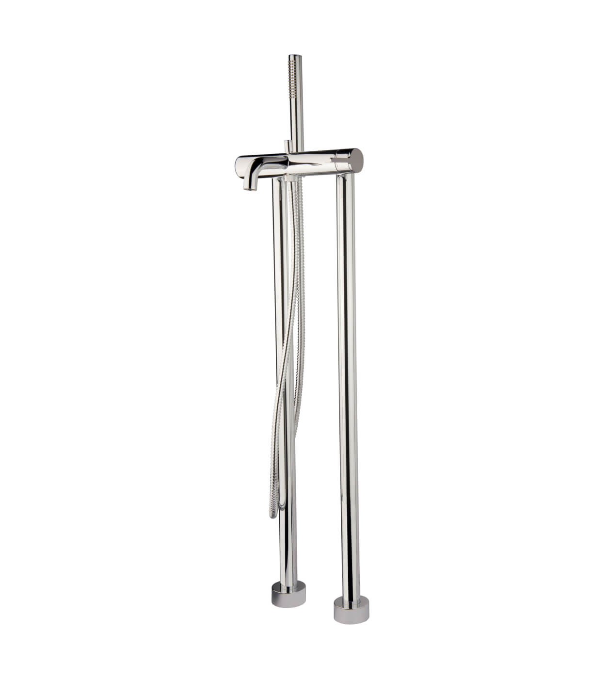 Bath mixer on floor columns Emmevi Filobrass 8500128 with hand shower
