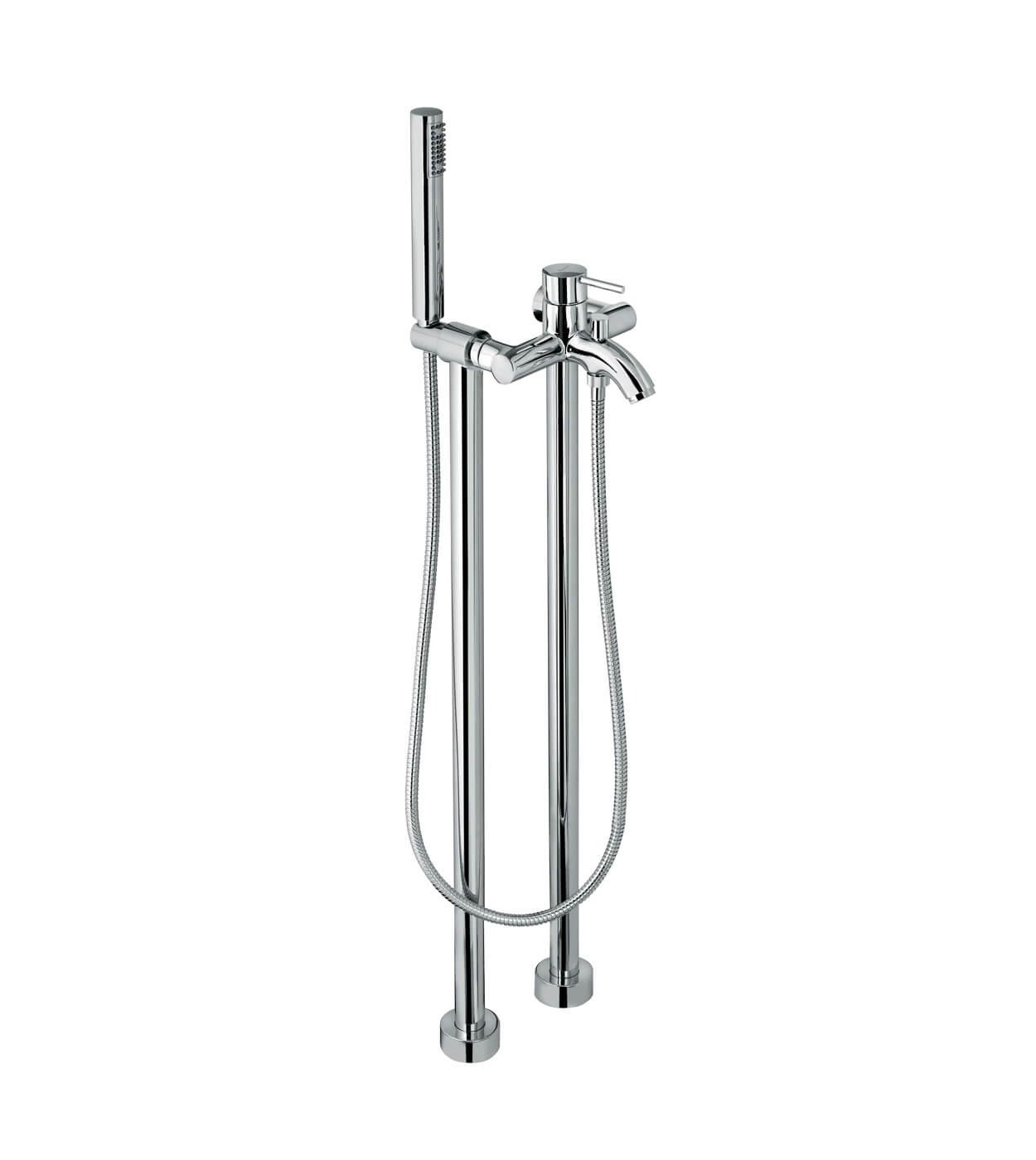 Bath mixer on floor columns Emmevi Piper 4500128 with hand shower