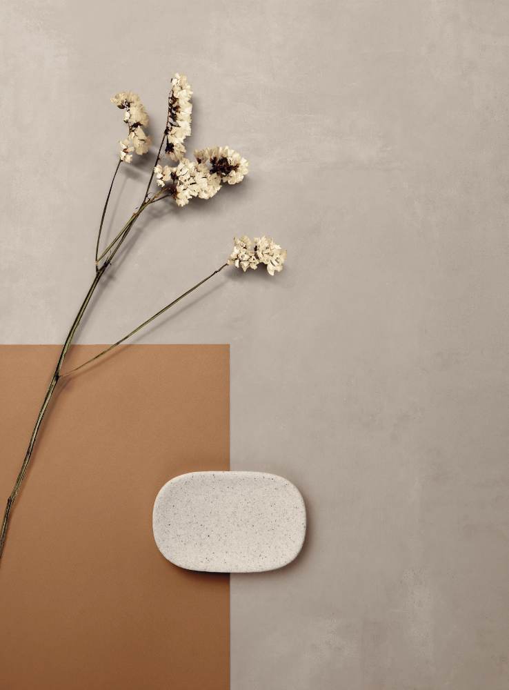 Concrete effect porcelain floor tile ABK LAB325 Base Sand, 80x80 cm, 8.5 mm, natural matt, slip-resistant R10 – 4