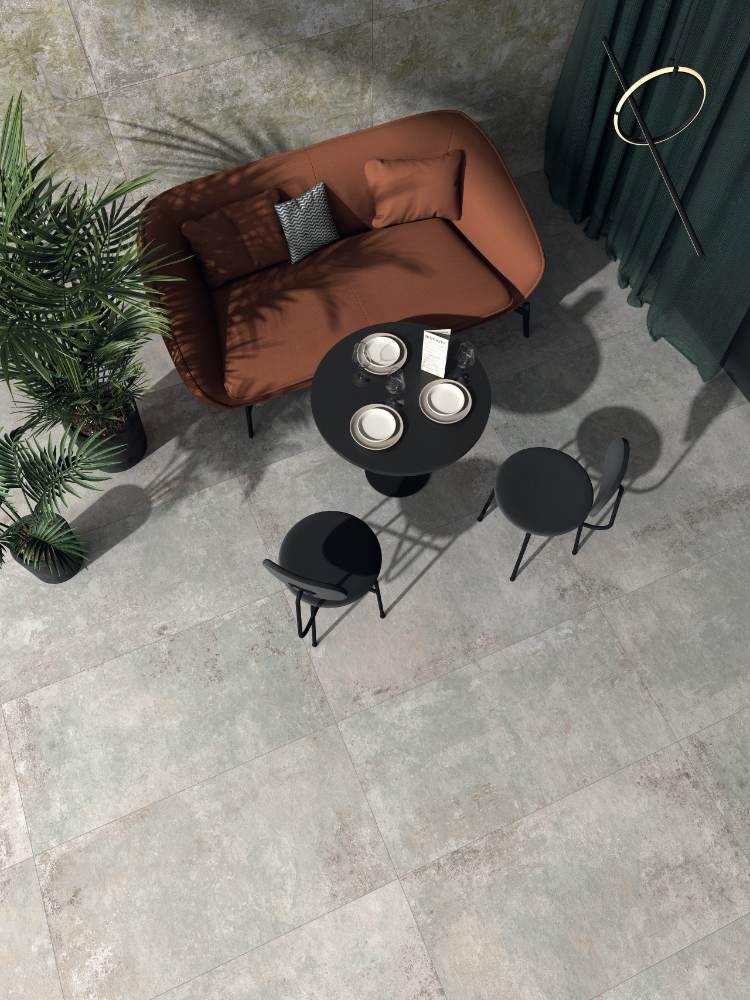 Concrete effect porcelain tile ABK Ghost Sage, 30x60 cm, 8.5 mm, natural matt, slip-resistant R10 – 3