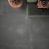 Concrete effect porcelain floor tile ABK LAB325 Base Pepper, 120x120 cm, 8.5 mm, natural matt, slip-resistant R10 – 3