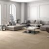 Concrete effect porcelain tile Tau Integra Greige, greige – view 2 Concrete effect matt porcelain floor tile Tau Integra Greige, 30x60 cm, 9 mm, greige, R10, rectified – 2