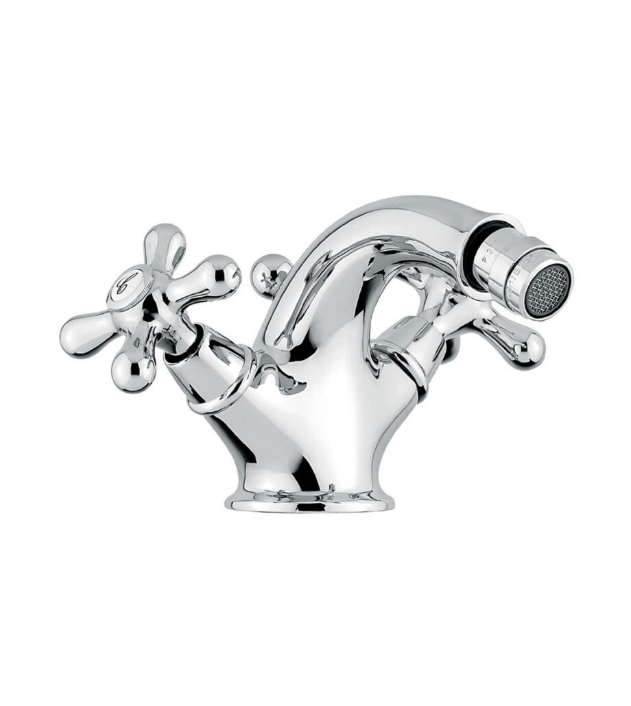 Bidet mixer Emmevi Decò Classic 12014 with pop-up waste