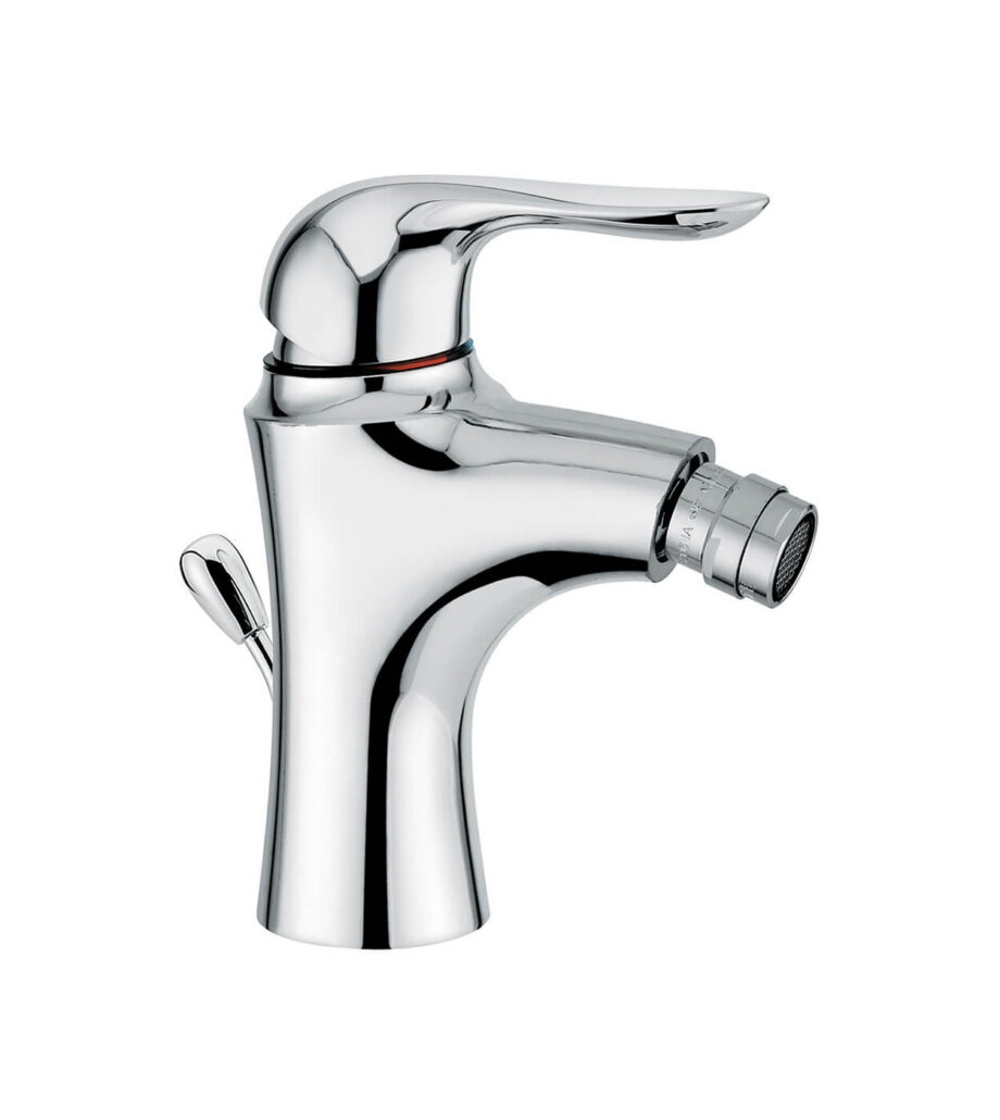 Bidet mixer Emmevi Neco 91004 with pop-up waste