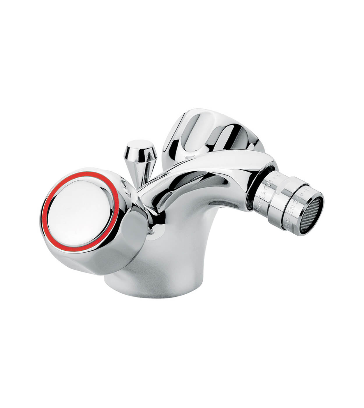 Bidet mixer Emmevi Sole 15014 with pop-up waste