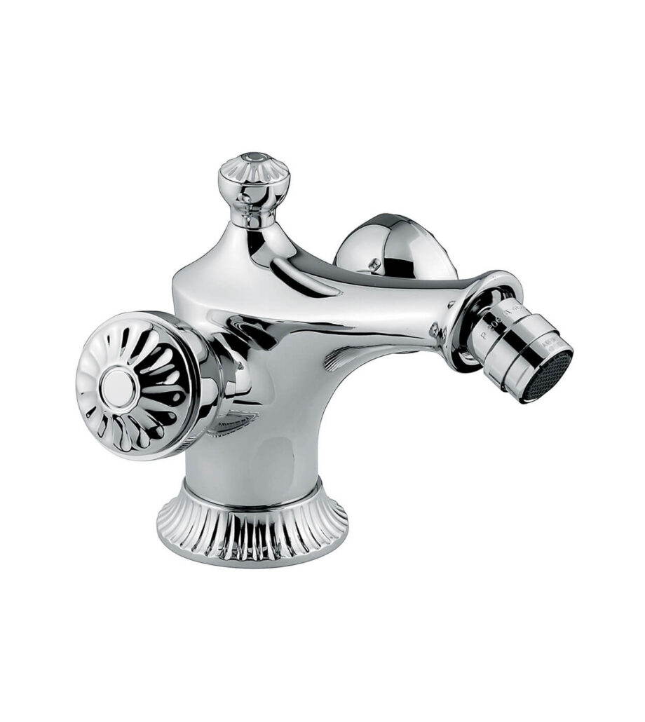 Bidet mixer Emmevi The One Leda 98004 with pop-up waste, chrome, without crystal Bidet mixer Emmevi The One Leda 98004 with pop-up waste