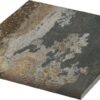 Bullnose slate-effect porcelain edge tile Dune Ardesia Multicolore Bullnose, 14.7×14.7 cm, 8 mm, multicoloured, R12 Bullnose slate-effect porcelain edge tile Dune Ardesia Multicolore Bullnose, 14.7x14.7 cm, 8 mm, multicoloured, R12
