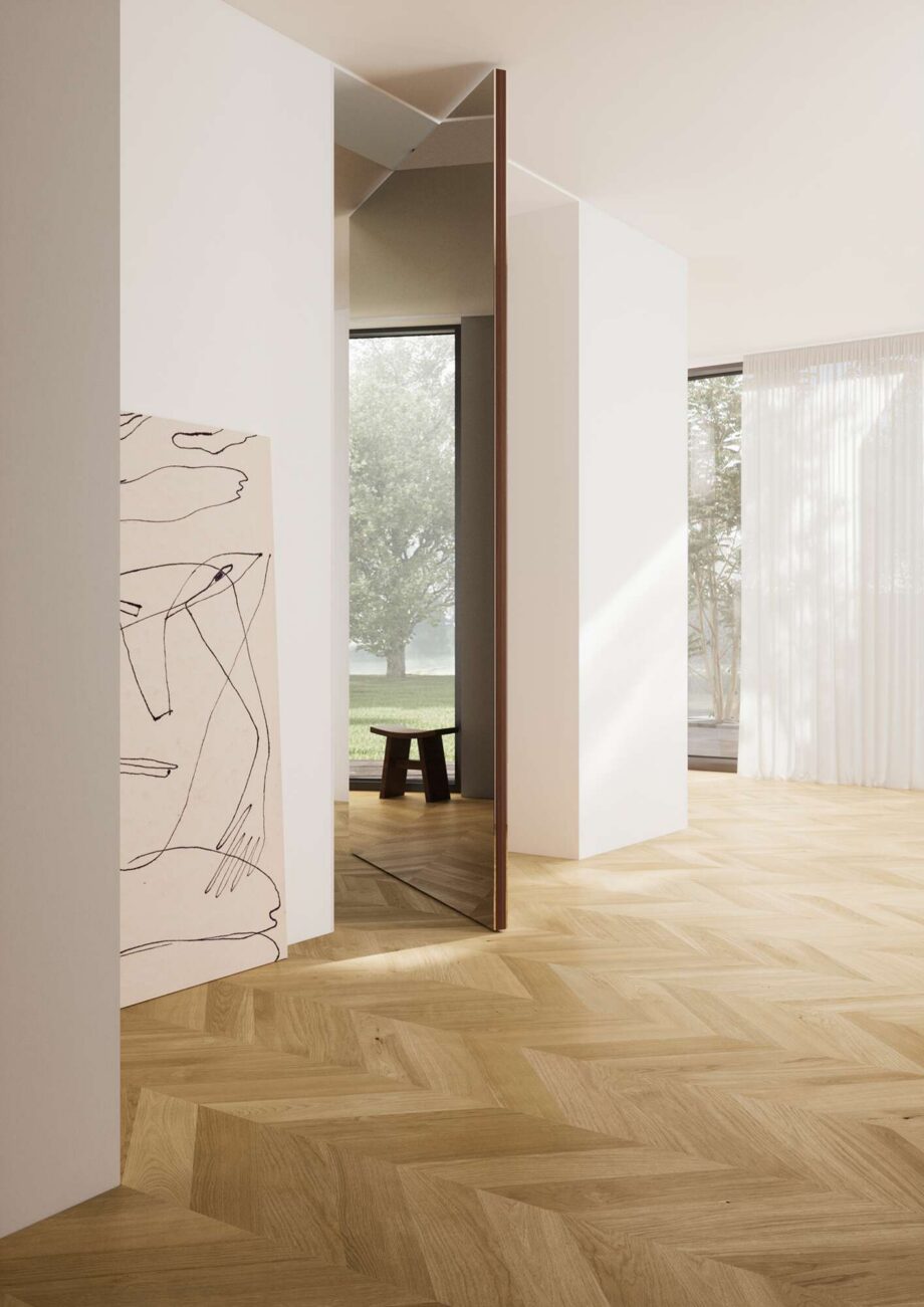 Chevron Herringbone Flooring Bauwerk Formpark Rombico Oak Nature 14 oiled – 2