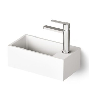 Cloakroom Basin PAA MI A left-hand 40x21 cm