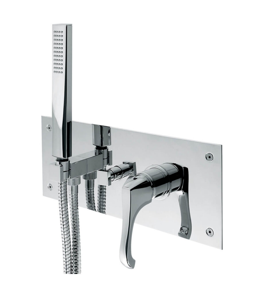 Concealed shower set Emmevi Ares 76059 with diverter, chrome Concealed shower set Emmevi Ares 76059 with diverter