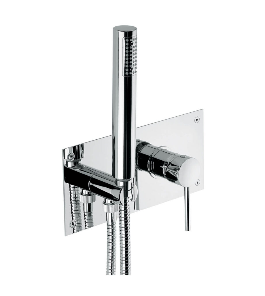 Concealed shower set Emmevi Piper 45052, chrome Concealed shower set Emmevi Piper 45052