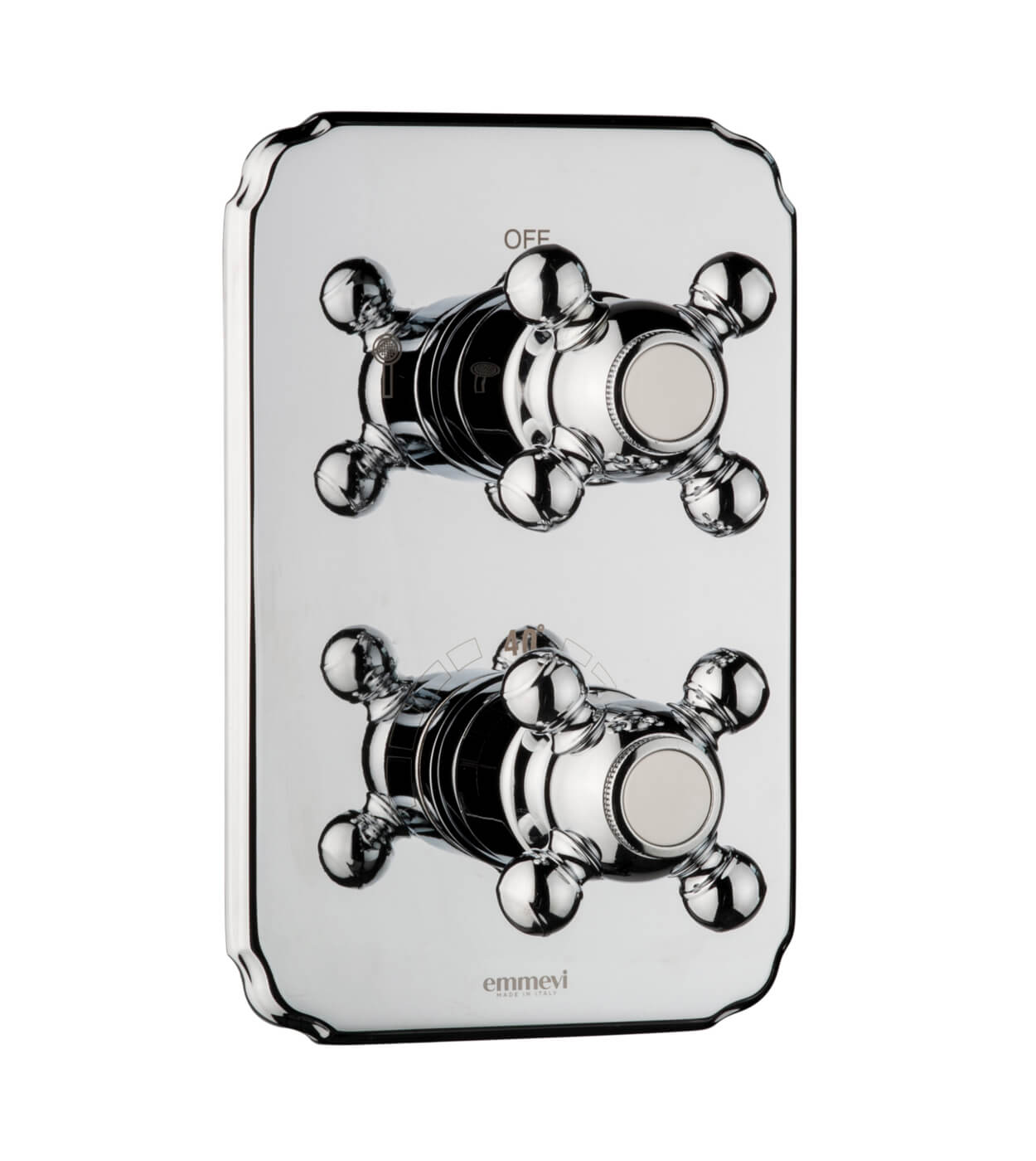 Concealed thermostatic shower mixer Emmevi Decò Classic 12329, 3 outlets