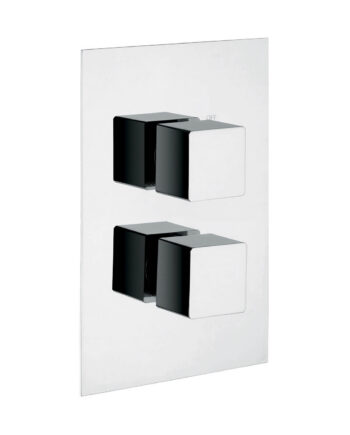 Concealed thermostatic shower mixer Emmevi Gea 26319, 2 outlets