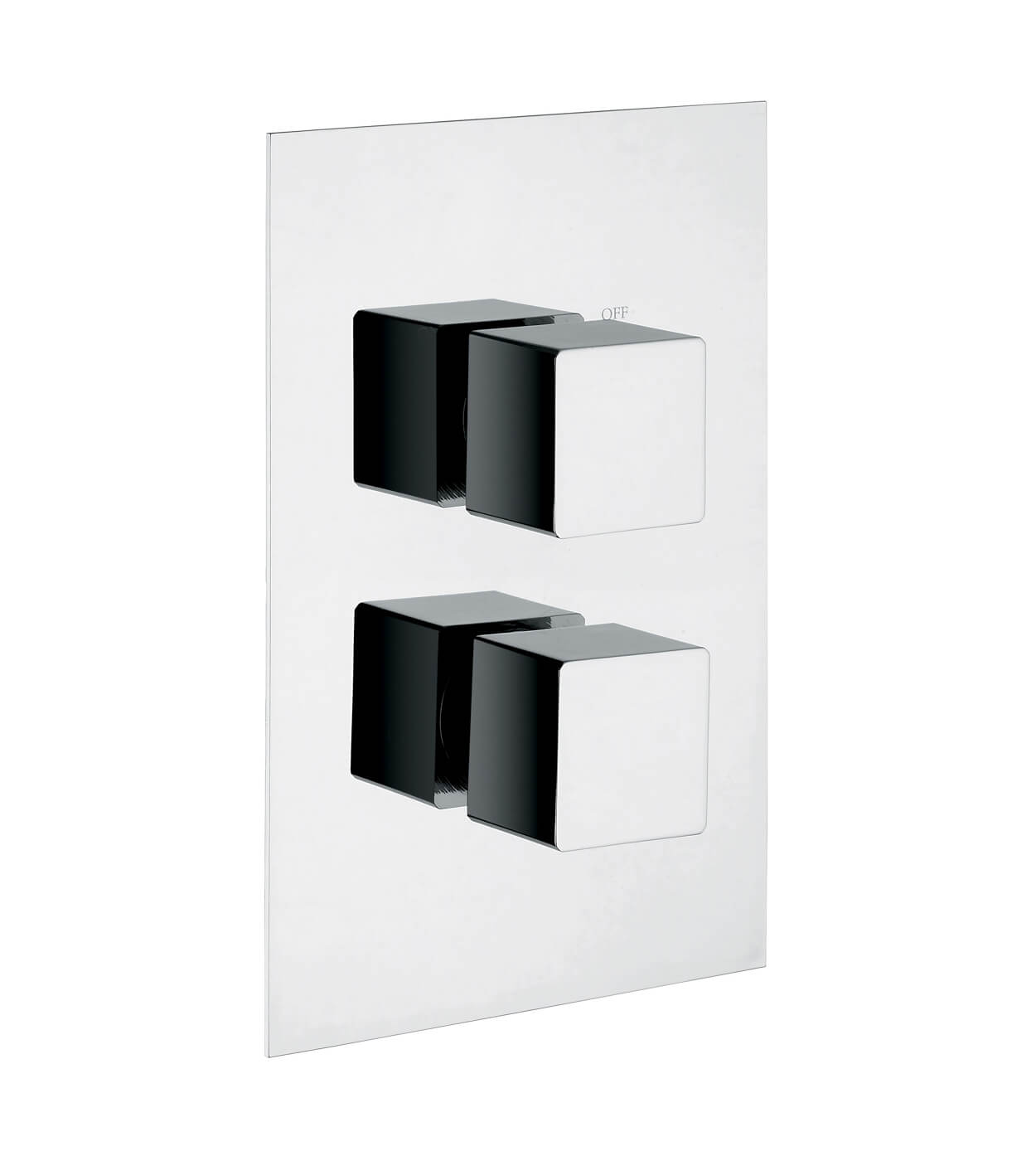 Concealed thermostatic shower mixer Emmevi Gea 26319, 2 outlets