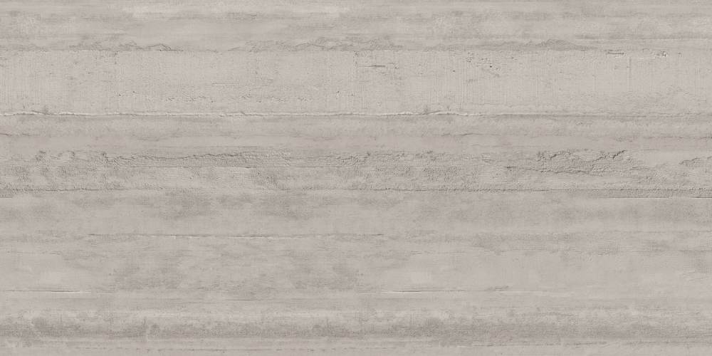 Concrete effect decorative porcelain tile ABK LAB325 Form Ash, 60x120 cm, 8.5 mm, relief, matt