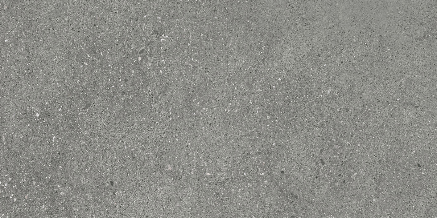 Concrete effect matt porcelain floor tile Tau Integra Gray, 30x60 cm, 9 mm, grey, R10, rectified