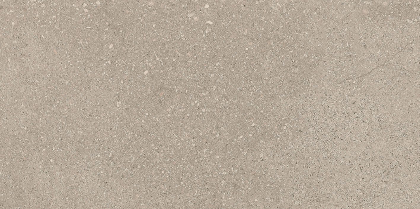 Concrete effect matt porcelain floor tile Tau Integra Greige, 30x60 cm, 9 mm, greige, R10, rectified