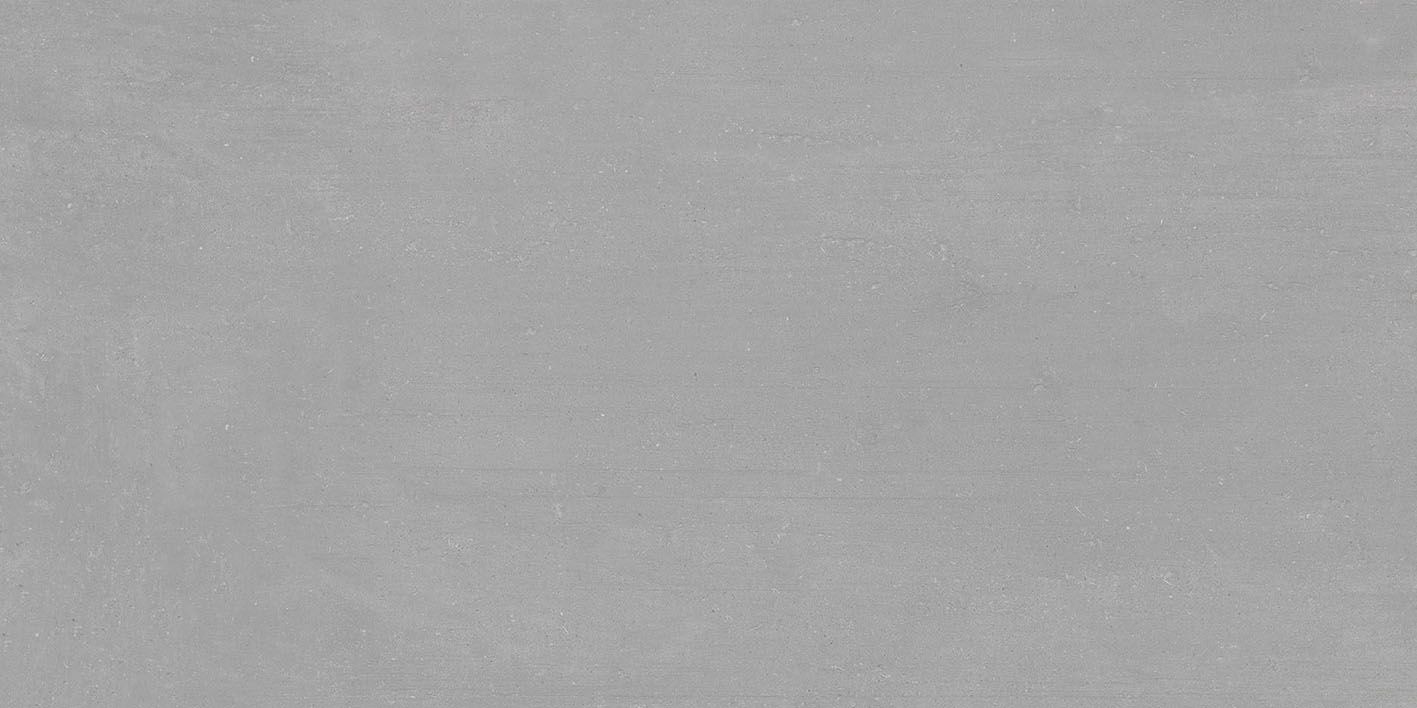 Concrete effect matt porcelain floor tile Tau Lema Silver, 60x120 cm, 10.5 mm, silver grey, R10, rectified