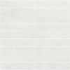 Concrete effect porcelain mosaic tile Tau Lema White 3×15, 30×30 cm, white Concrete effect porcelain mosaic tile Tau Lema White 3x15, 30x30 cm, white