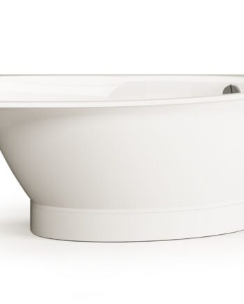 Corner Bath PAA TRE 150 D 150x100 cm, right, Cast Stone