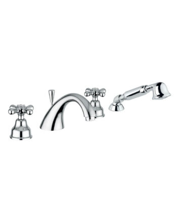 Deck-mounted bath mixer Emmevi Decò Classic 12120, 4 holes