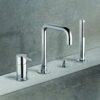 Deck-mounted bath mixer Emmevi Filobrass 85120, 4 holes – 2