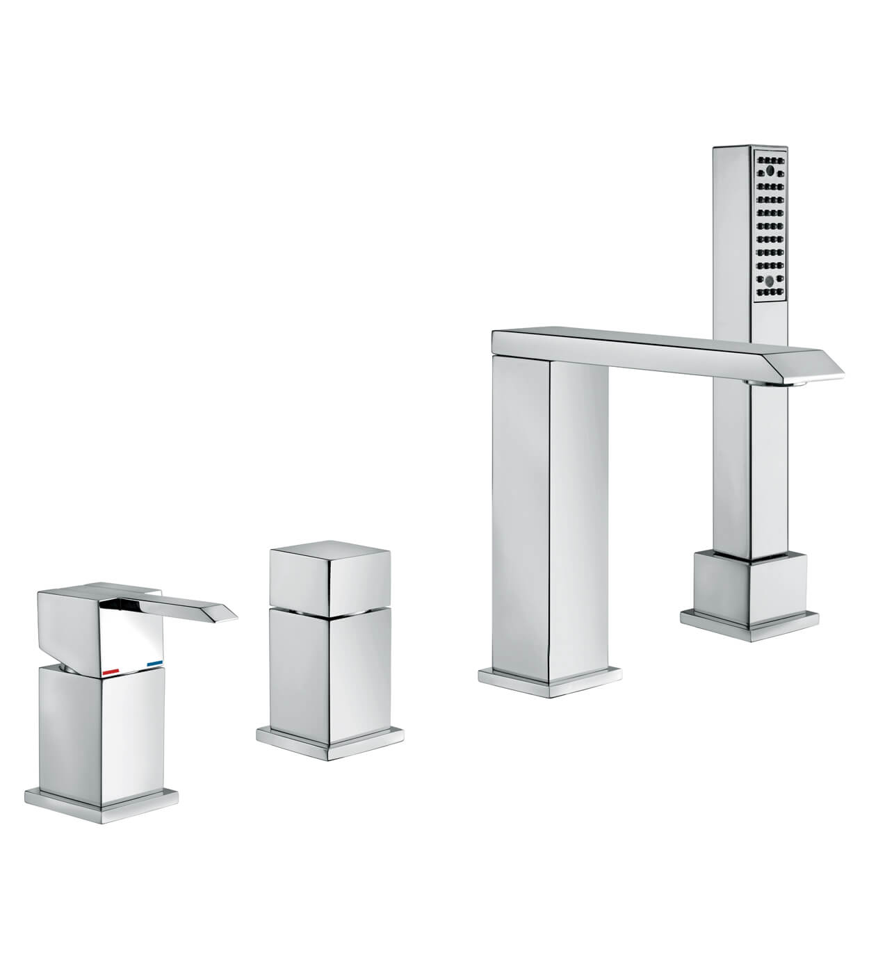Deck-mounted bath mixer Emmevi Sicily 38120, 4 holes