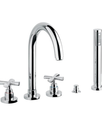 Deck-mounted bath mixer Emmevi Spirit New 31121, 4 holes